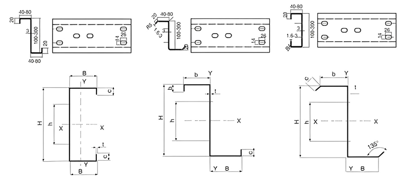 C Z purlin roll forming machine